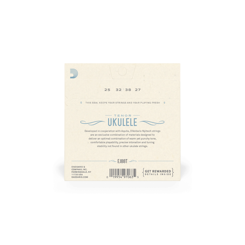 D'Addario EJ88T Nyltech Ukulele Strings, Tenor - struny do ukulele - 2