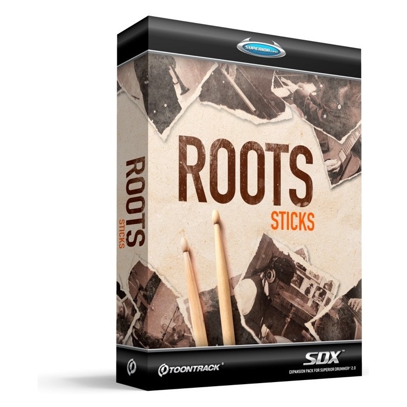 TOONTRACK SDX Roots - Sticks - biblioteka brzmień