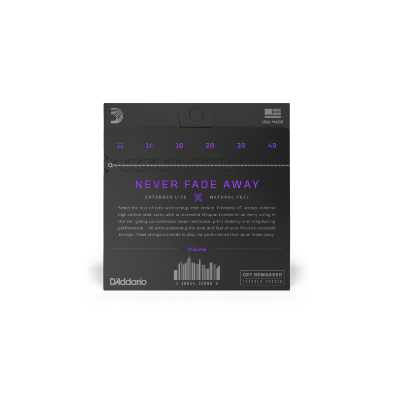 D'Addario XTE1149 - struny do gitary elektrycznej 11-49 - 2