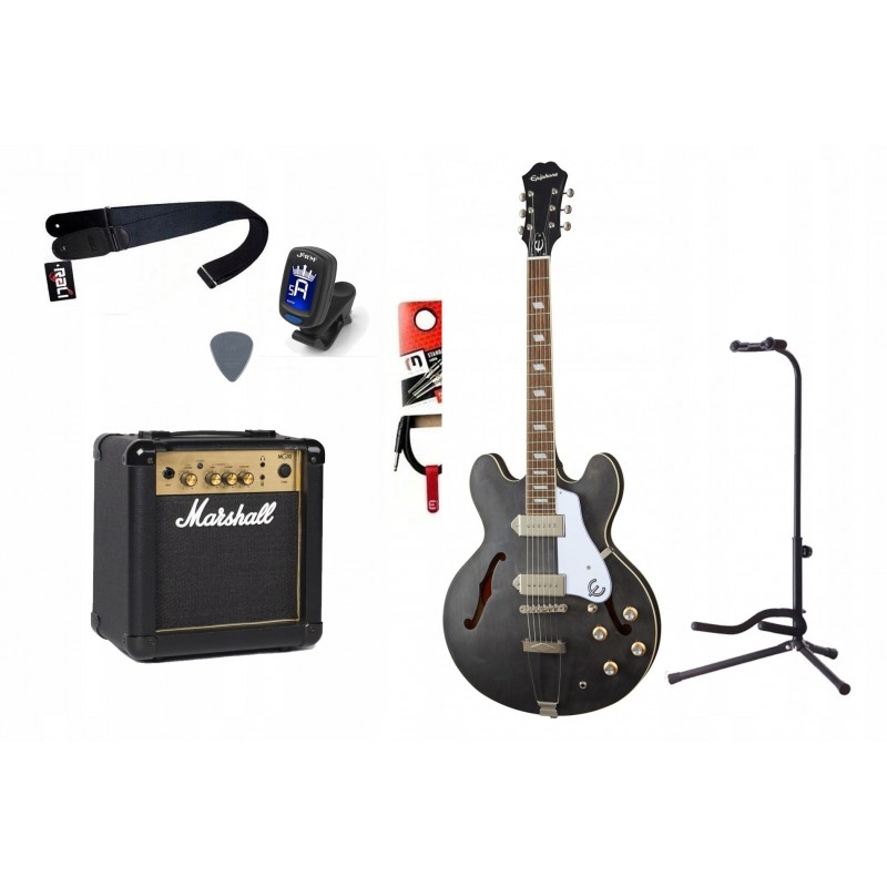 Gitara Elektryczna + Wzmacniacz 10W Kabel Zestaw 300 - 1