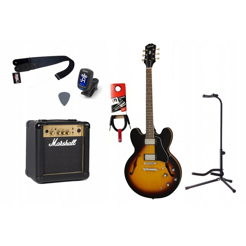 Gitara Elektryczna + Wzmacniacz 10W Kabel Zestaw 301 - 1