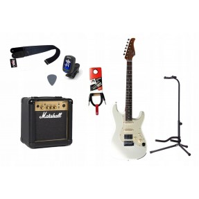 Gitara Elektryczna + Wzmacniacz 10W Kabel Zestaw 334 - 1