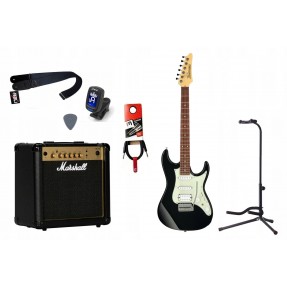Gitara Elektryczna + Wzmacniacz 15W Kabel Zestaw 340 - 1