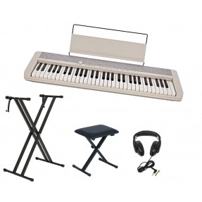 Keyboard Casio CT-S1 WW +Statyw +Ława +Słuchawki - 1