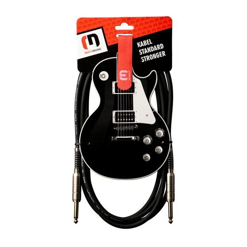 REDS GCS1160 BLK - Kabel gitarowy 6m