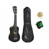 Ever Play UC-21SM Black - ukulele sopranowe z pokrowcem - 1