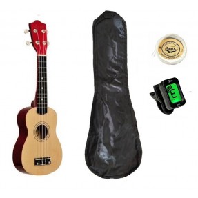 Ever Play UC-21SM NAT - ukulele sopranowe z pokrowcem - 1