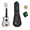 Ever Play UC-21SM White - ukulele sopranowe z pokrowcem - 1