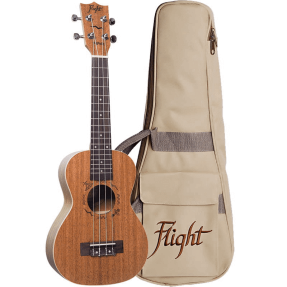 Flight DUC373 MAH - ukulele koncertowe z pokrowcem - 1