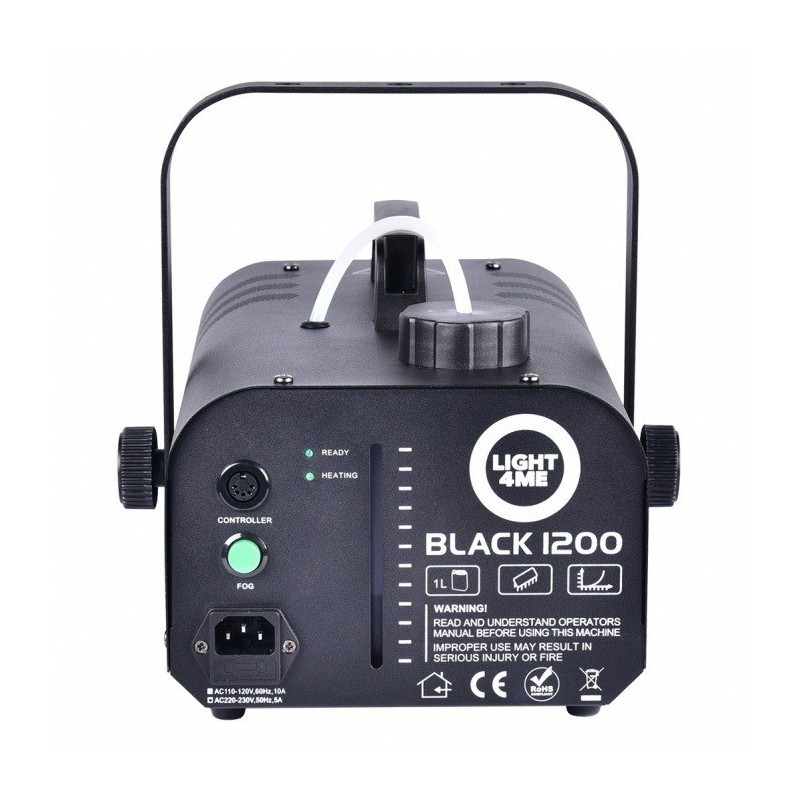 Wytwornica Dymu Light4Me Black 1200 + Płyn 5L - 4