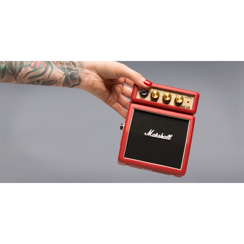 Marshall MicroAmp MS-2R Red - Mini wzmacniacz gitarowy 1W - 6
