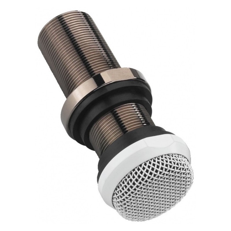 MONACOR ECM-10slsWS - Mikrofon elektretowy, montażowy