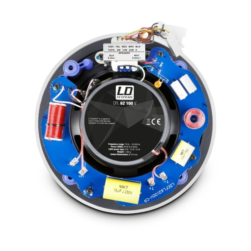 LD Systems CFL 62 100V - głośnik instalacyjny - 3