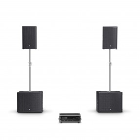 LD Systems STINGER G3 POWER SET - 2 x 12" pasywna kolumna głośnikowa + 2 x 18" pasywny subwoofer + zestaw rack z końcówką mocy -