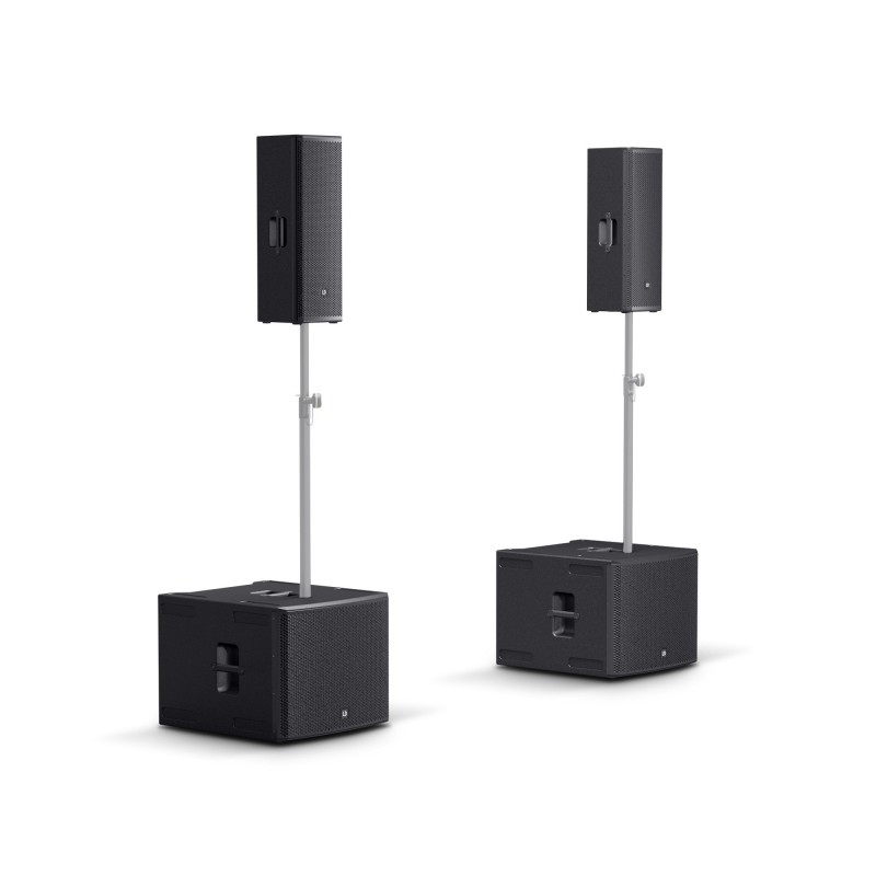 LD Systems STINGER G3 GALA SET A - 2 x aktywna kolumna głośnikowa 2 x 8" + 2 x 18" aktywny subwoofer - 2