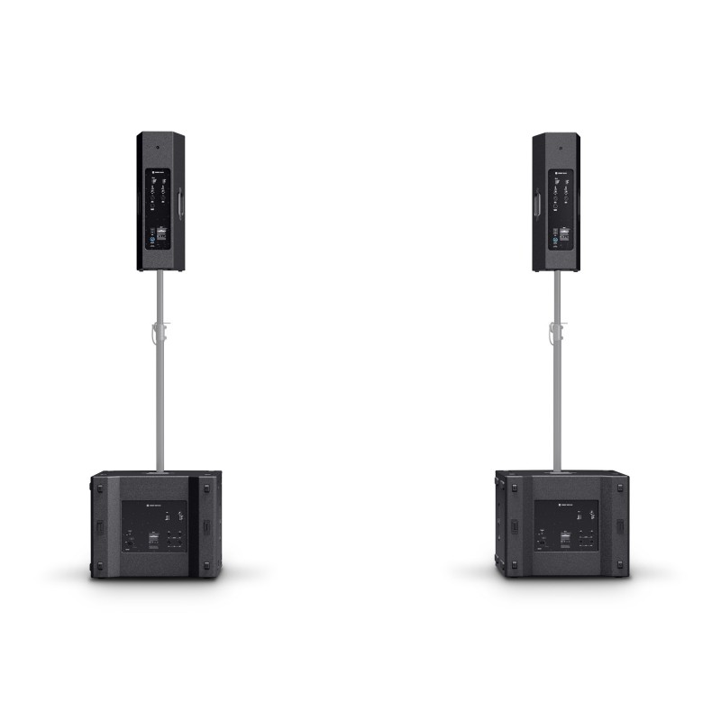 LD Systems STINGER G3 GALA SET A - 2 x aktywna kolumna głośnikowa 2 x 8" + 2 x 18" aktywny subwoofer - 3