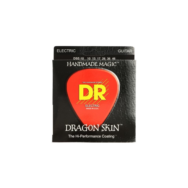 DR DSE 10-46 Dragon Skin - Struny Do Gitary Elektrycznej - 1