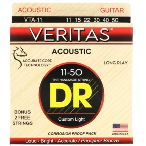DR VTA 11-50 Veritas - Struny do gitary akustycznej - 1
