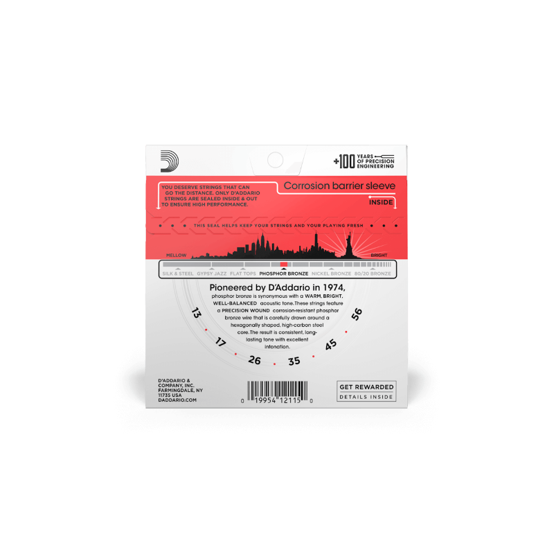 D`ADDARIO EJ17 - struny do git. akustycznej - 2