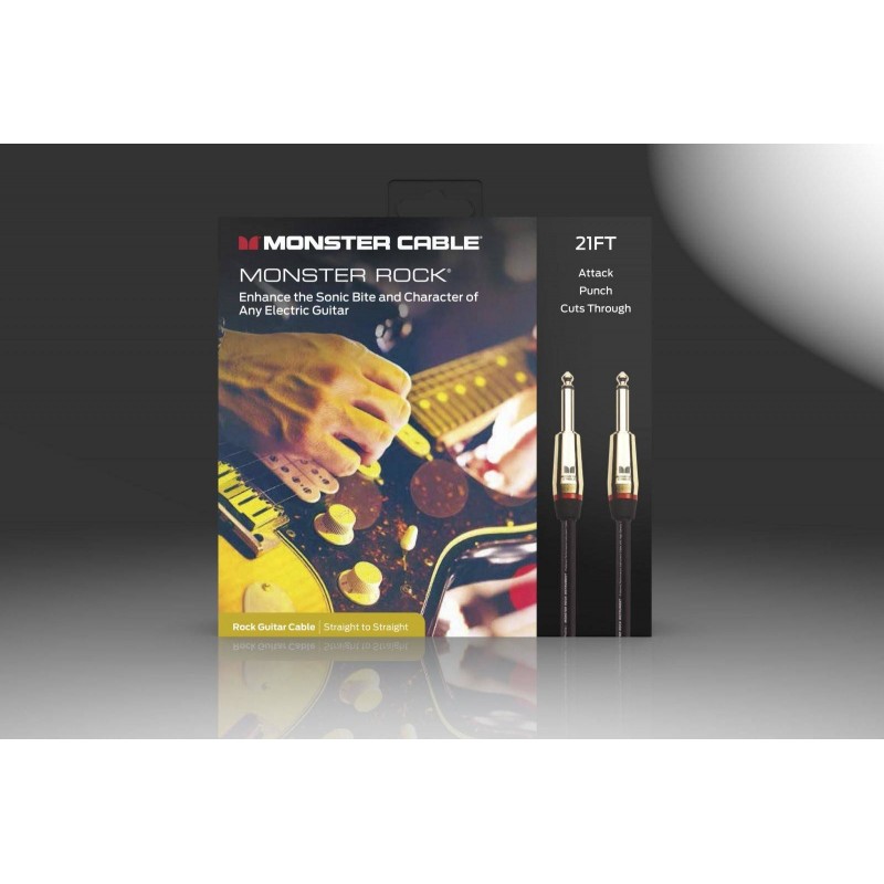 Monster Prolink Rock Jack - Kabel Instrumentalny 6,4m - 3