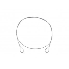 EUROLITE Steel Rope (FC) 900x3mm silver without quick link - 1