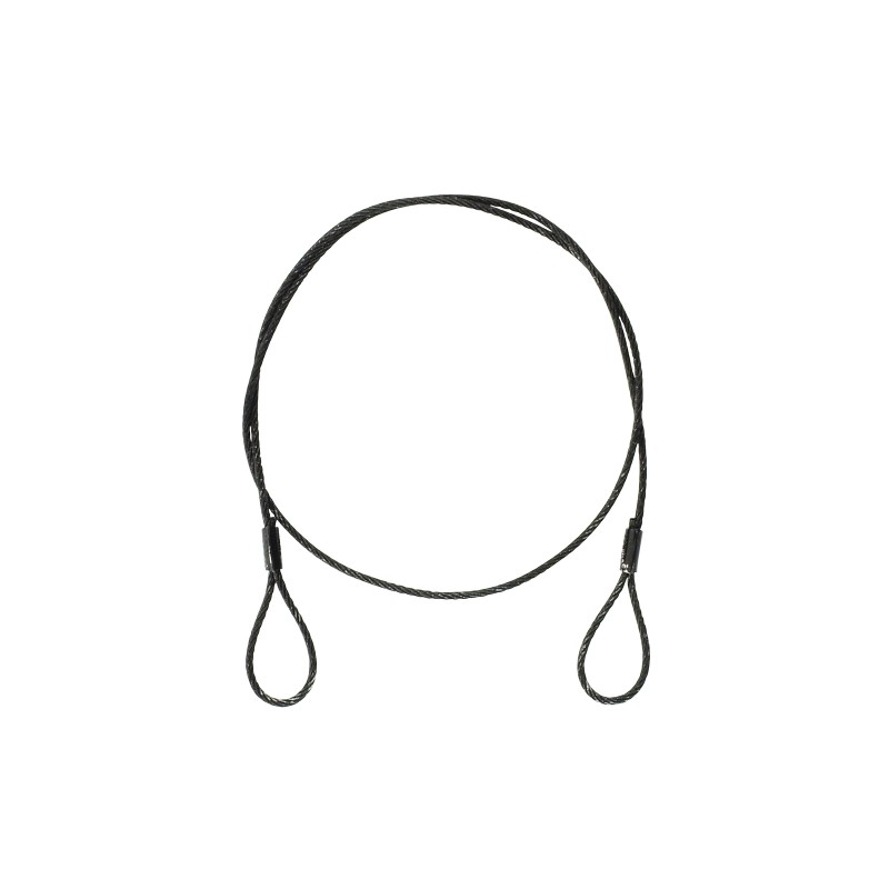 EUROLITE Steel Rope (SC) 900x3mm black without quick link - 1
