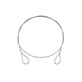 EUROLITE Steel Rope (FC) 900x4mm silver without quick link - 1