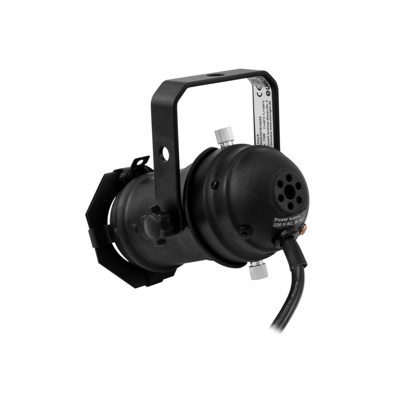 EUROLITE Set PAR-16 Spot GU-10 black + GU-10 230V LED SMD 7W 6400K - 3