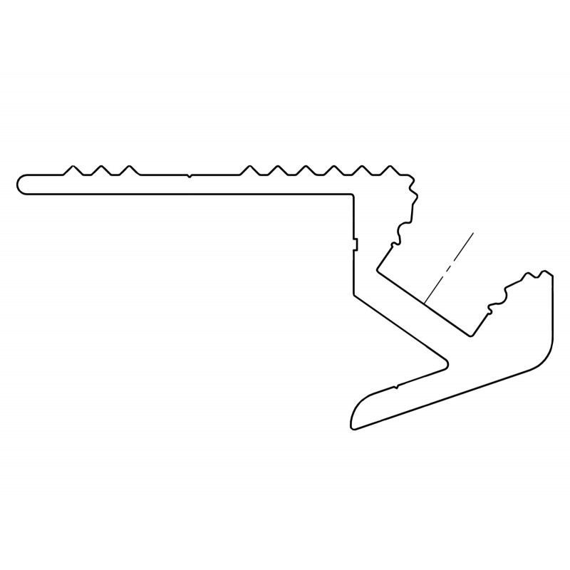 EUROLITE Step Profile for LED Strip black 2m - 3
