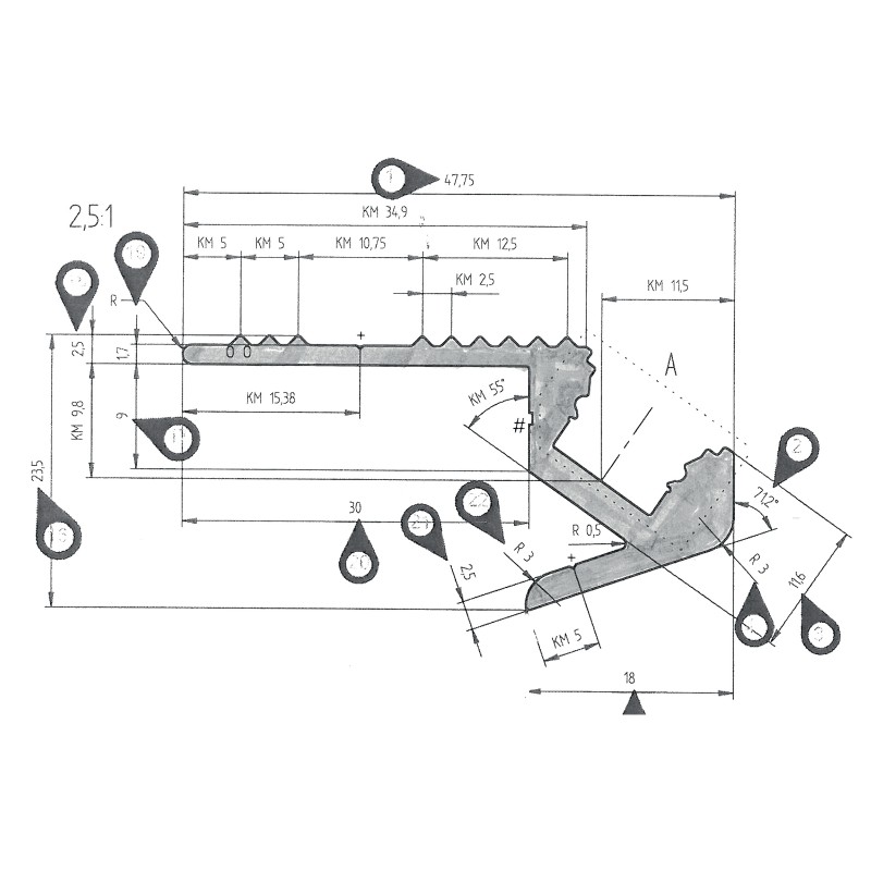 EUROLITE Step Profile for LED Strip black 2m - 4