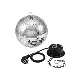 EUROLITE Mirror Ball 20cm with MD-1015 Motor - 1