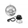 EUROLITE Mirror Ball 20cm with MD-1015 Motor - 1