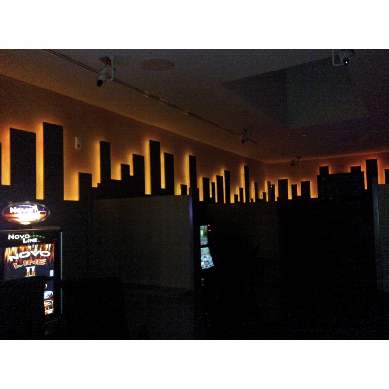 EUROLITE RUBBERLIGHT LED RL1-230V yellow 9m - 4