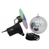 EUROLITE Mirror Ball Set 20cm with Pinspot - 1