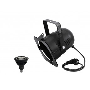 EUROLITE Set PAR-38 Spot bk + PAR-38 230V COB 18W E-27 LED 1800-3000k dim2warm - 1