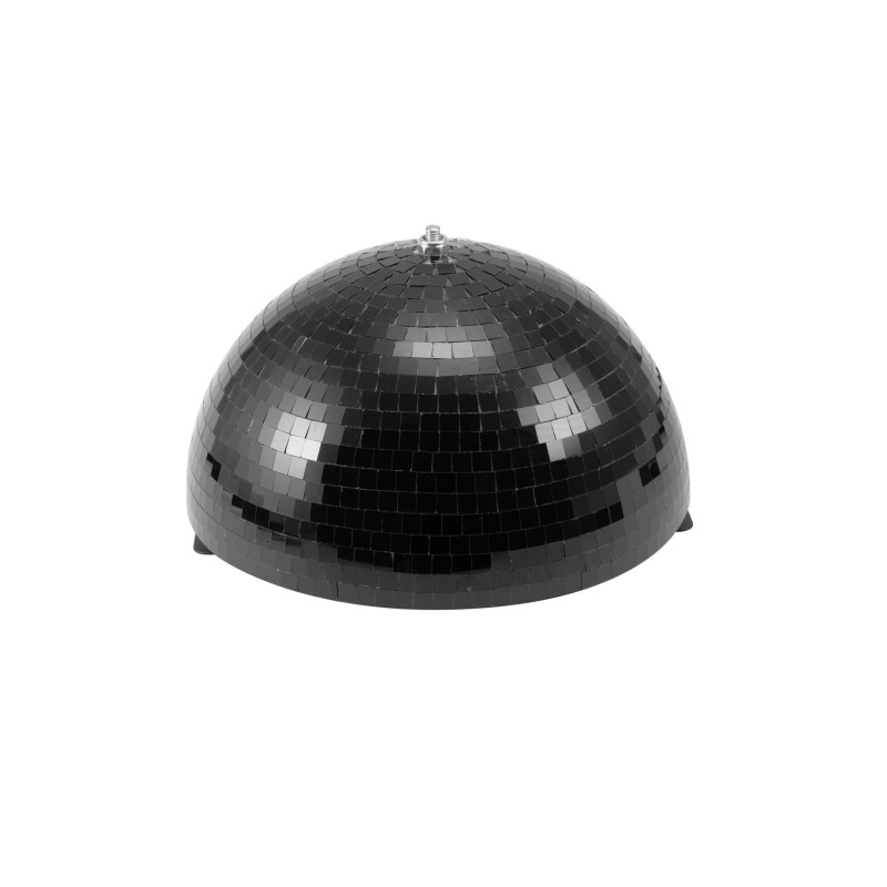 EUROLITE Half Mirror Ball 30cm black motorized - 1