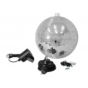 EUROLITE Mirror Ball Set 30cm with LED Spot - 1