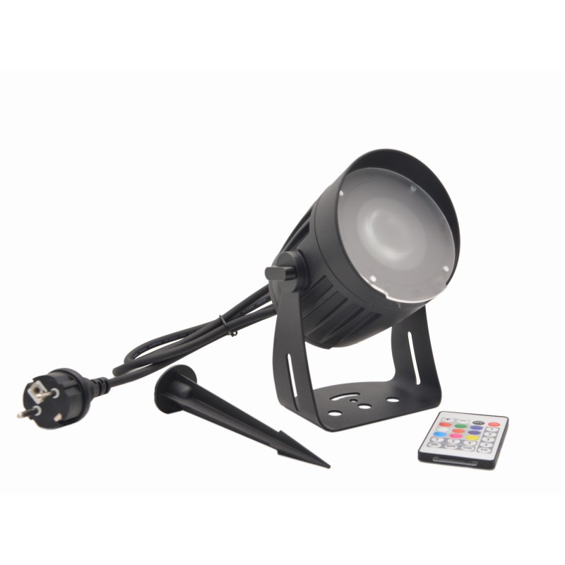 EUROLITE LED Outdoor Spot 15W RGBW with Stake - 4