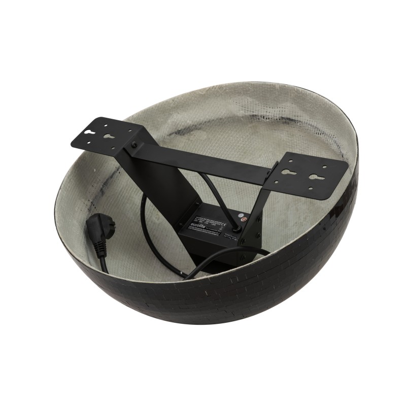 EUROLITE Half Mirror Ball 50cm black motorized - 2