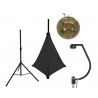 EUROLITE Set Mirror ball 30cm gold with stand and tripod cover black - 1