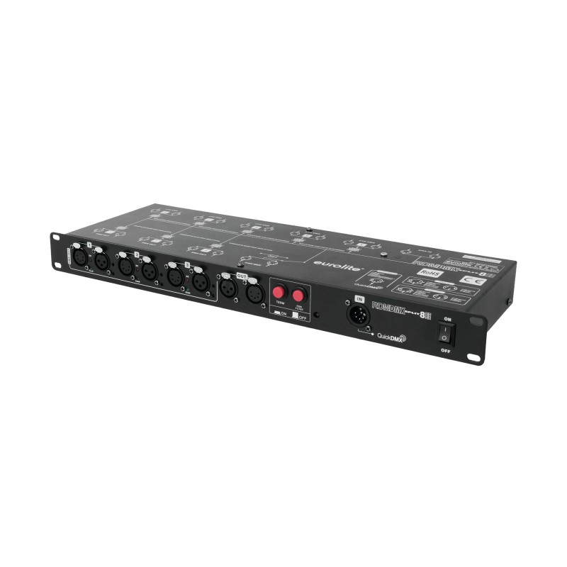 EUROLITE DMX Split 8X RDM Splitter - 5