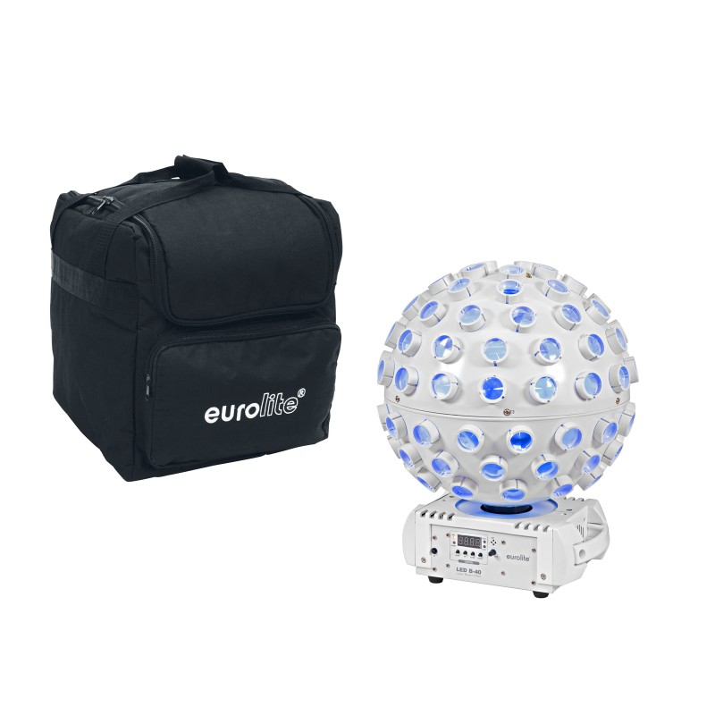 EUROLITE Set LED B-40 Laser Beam Effect wh + Softbag - 1