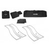 EUROLITE 2x Stage Stand 150cm curved incl. Cover and Bag, black - 2