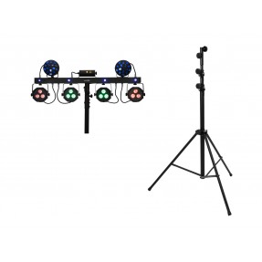 EUROLITE Set LED KLS Laser Bar Next FX Light Set + STV-60-WOT EU Steel stand black - 1