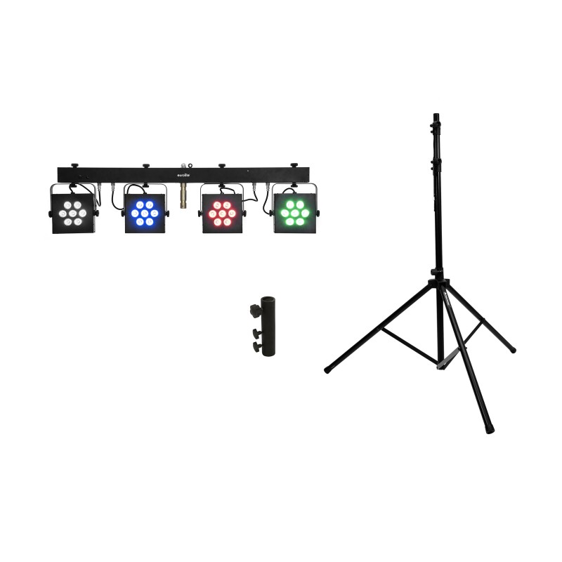 EUROLITE Set LED KLS-3002 + M-4 Speaker-System Stand - 1
