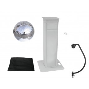 EUROLITE Set Mirror ball 50cm with Stage Stand variable + Cover black - 1