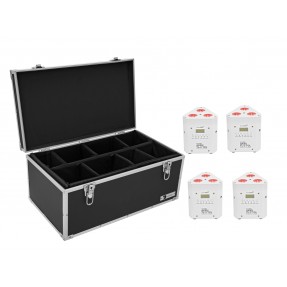 EUROLITE Set 4x AKKU TL-3 TCL white + Case TDV-1 - 1