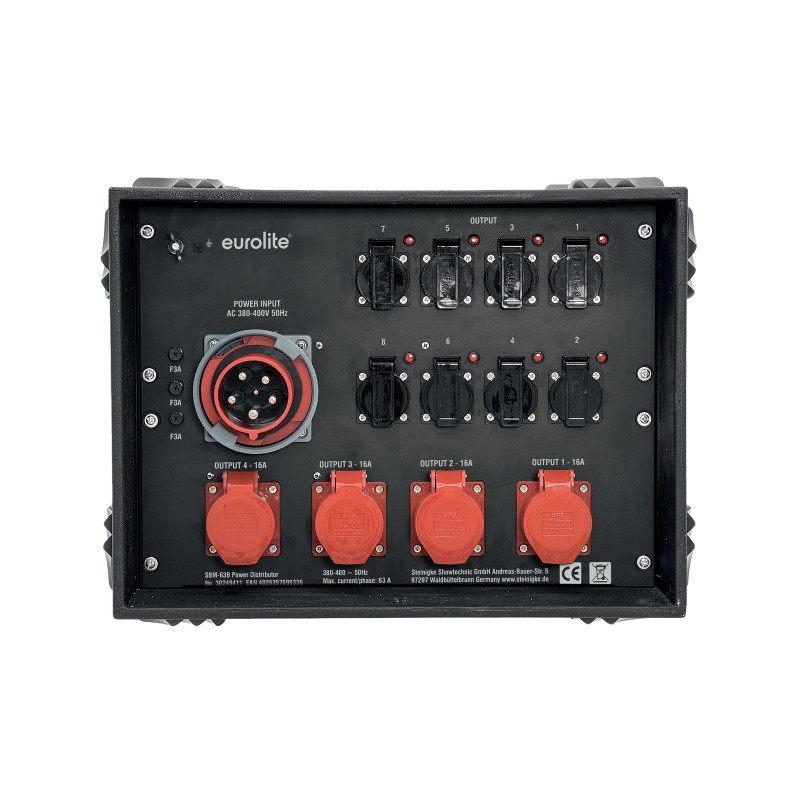 EUROLITE SBM-63B Power Distributor - 4