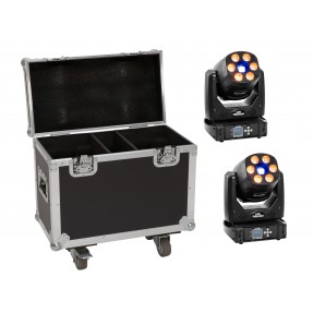 EUROLITE Set 2x LED TMH-H90 + Case with wheels - 1