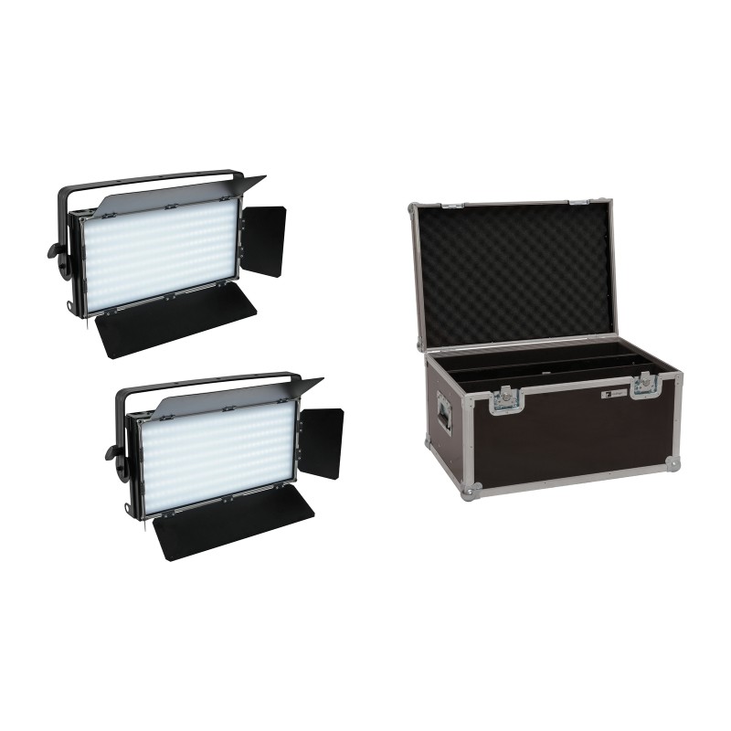 EUROLITE Set 2x LED PLL-480 CW/WW Panel + Case - 1